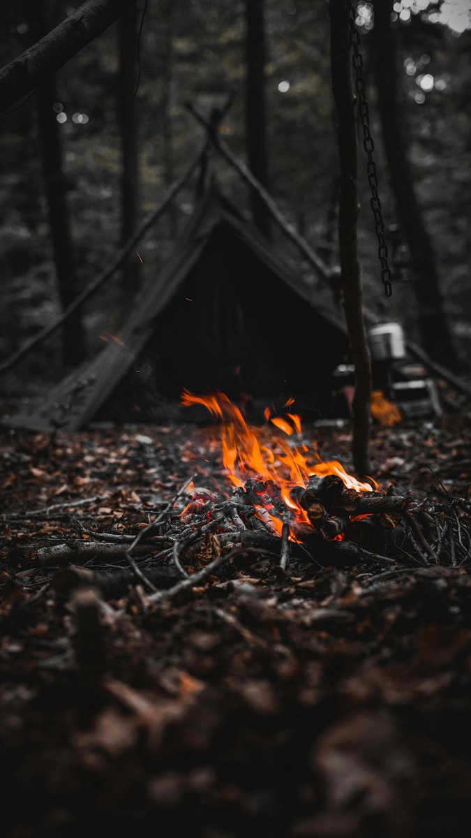 Fire Starter: Make homemade fire starters using cotton balls soaked in petroleum jelly stored in a film canister. 

#MountainCamp
#LakeLifeCamping
#CampingWithFriends
#SunsetCamping
#ForestCamping
#CampVibes