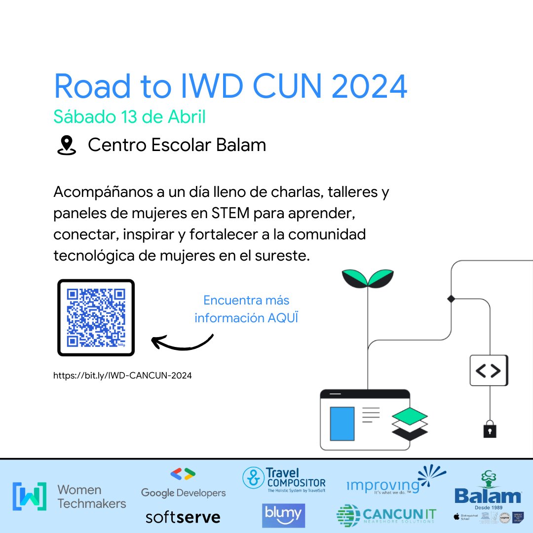 Women Techmakers QRoo tweet media