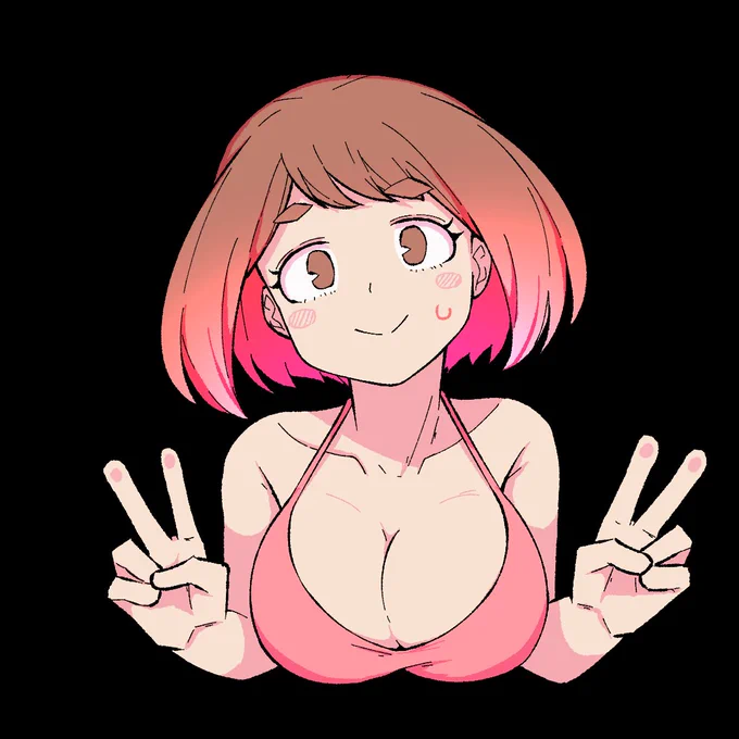 これはなんかレイヤーのいたずらでえっちなライトが当たった時のお茶子 