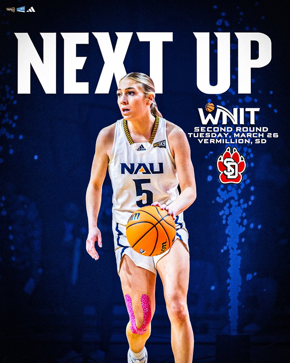 NAUWomensHoops's tweet image. Our second round matchup is set ‼️

#RaiseTheFlag