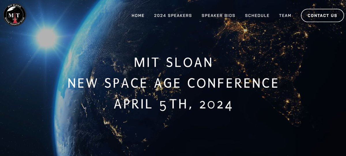 DoraHacks's tweet image. It&apos;s our great pleasure to support and participate in the MIT New Space Age Conference. Special thanks to @SIC_MIT for hosting this event!

Visit their website for more information: newspaceage.org