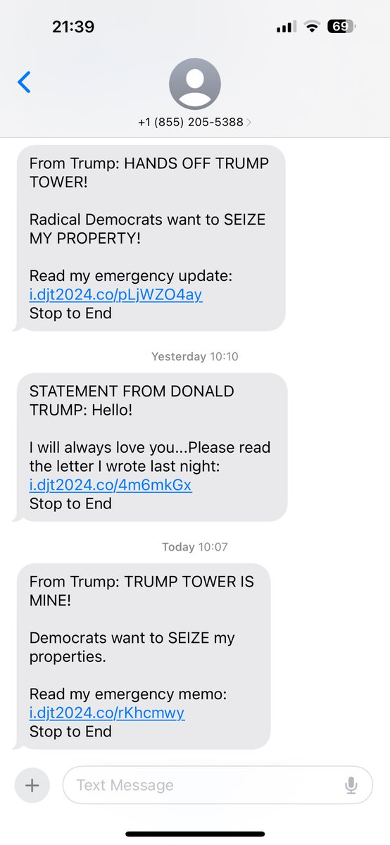 gtconway3d's tweet photo. John, I thought Donald was sending those texts only to me.  I’m heartbroken.  He told me today that he would always love me.  Did … did he tell you that too?  How will I ever manage to go on? https://t.co/kvMfSLEGIu