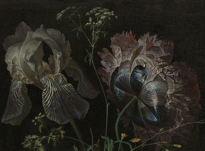 sovietsoleri's tweet photo. Abraham Mignon (detail) https://t.co/mNYFuLV4UT