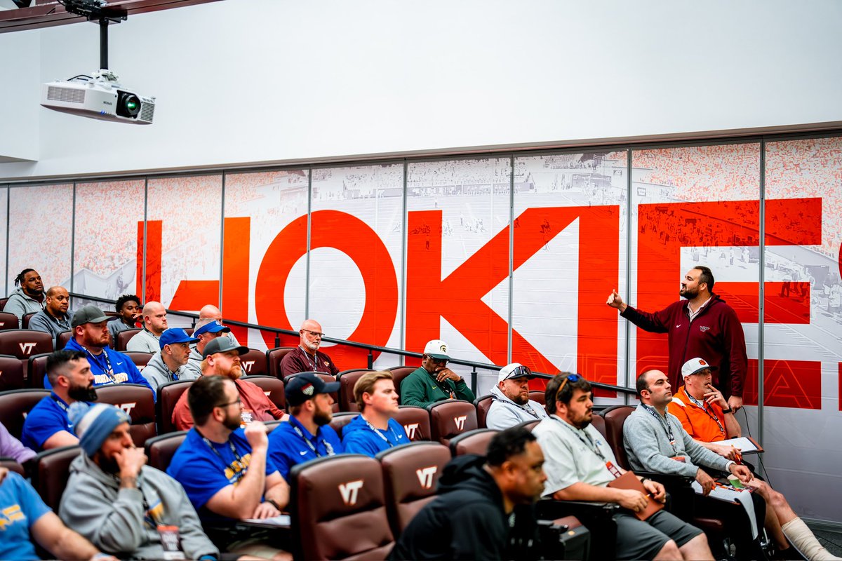 Fellowship & Football 🦃 Great first day of Chalk Talk with our HS Coaches! 👏 #ThisIsHome