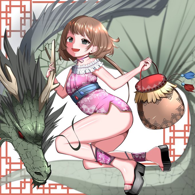 pixivとファンティアを更新しました
辰年色んなことあってしんどいけど乗り越えようね!
もうすぐ🌸咲くよ🐉 