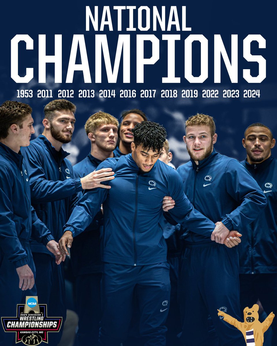 Dynasty. @pennstateWREST is your 2024 National Champion 🏆