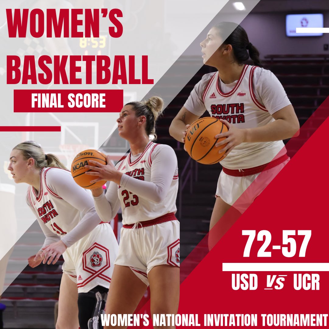 VolanteSports's tweet photo. Scoreboard Update: Final
@SDCoyotesWBB wins against UC Riverside and will play Northern Arizona on Tuesday night at 7 pm in the SCSC https://t.co/lehePZaobU
