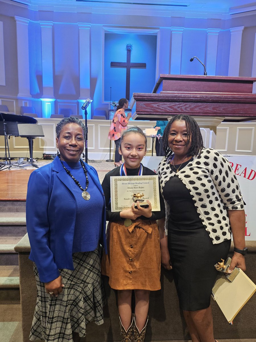 Congratulations to our SBE TIGER for being selected the 2024 Heritage Reading Council Reader of the year (3-5). @SBE_HCS we are proud of you! @HenryCountyBOE