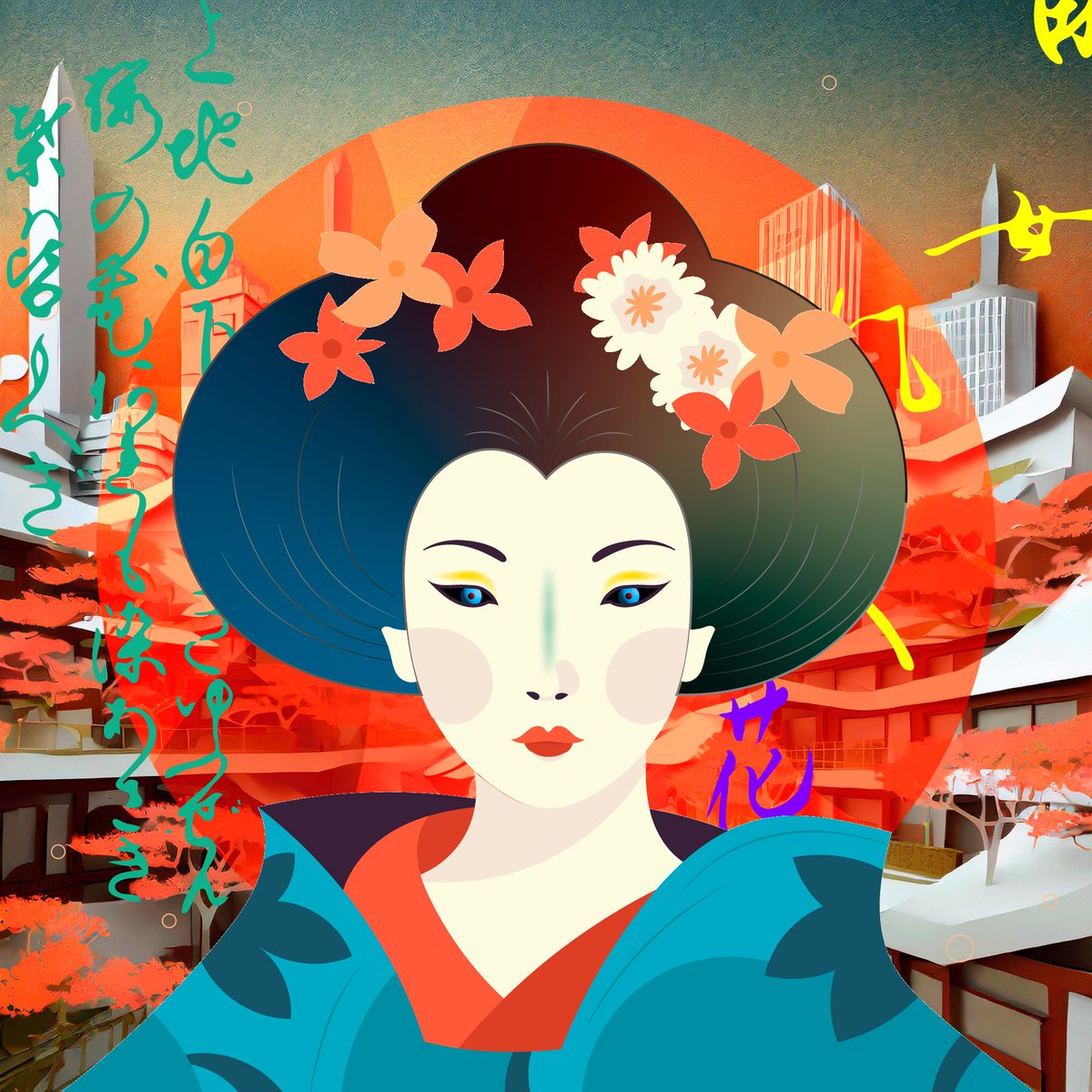 OIRANJAPAN30 collectible. OIRAN is written in Japanese kanji as "花魁".rarible.com/token/0xc91544… #rarible <a href="/rarible/">Rarible</a>より $NFT #nftcollector #NFTcollections #NFTarts #NFT #NFTCommunity #NFTCommunitys