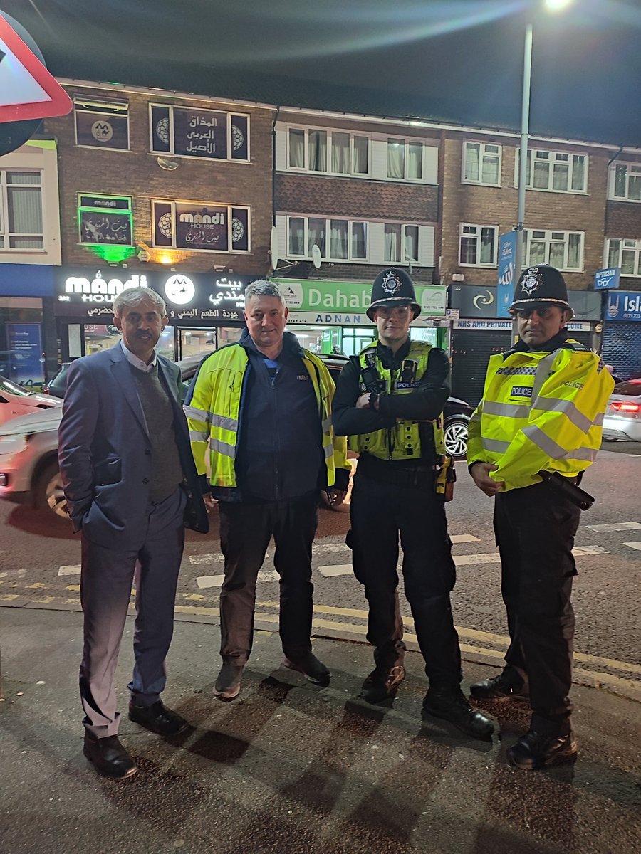 Another successful night of partnership working. We are committed to working with our partners and community groups to deliver a safe and enjoyable Ramadan for all. #OpBelfray