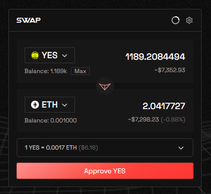 I claimed $YES worth of 7000$ x.com/YESMONEYBLAST/…