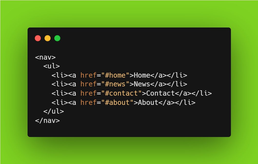 nrachabathuni's tweet image. 🌐 Master your website layout with HTML! Here's a quick example of a navigation bar
Start building intuitive web designs today! 🎨 #WebDevelopment #HTML #CodingBasics #WebDesign #TechTips
