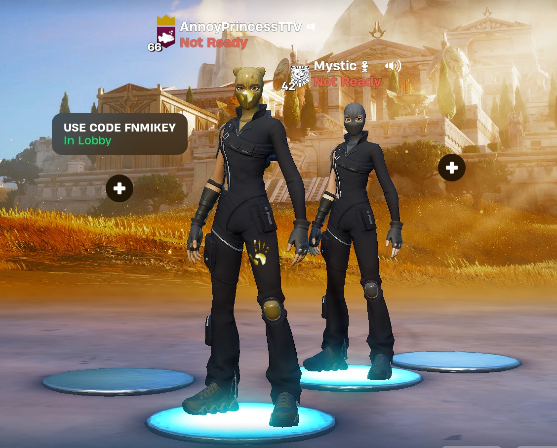 AnnoyPrincess's tweet image. Hehe EZ ZB VCC qual while chisme and trolling with @MysticSeasonFN 😇 #gous #FortniteChapter5Season2 #Fortnite