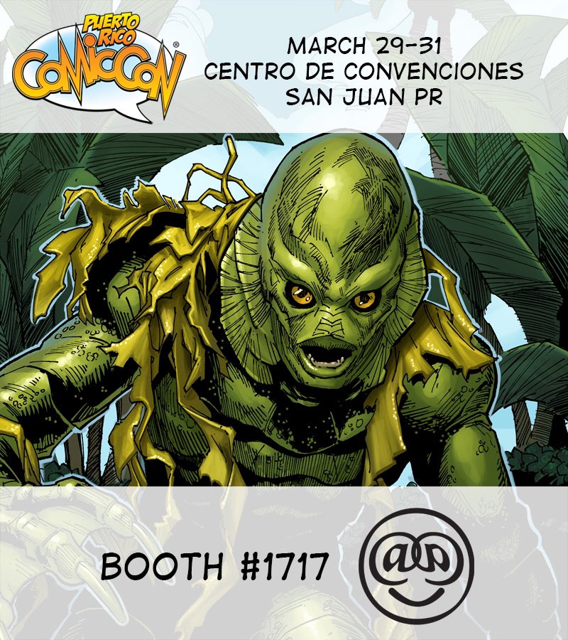 aminamat's tweet image. Creature from the Black Lagoon! At the Puerto Rico Comic Con, March 29-31!!! #ComicCon #prcc #PuertoRico #puertoricocomiccon #SanJuan #Boricua #comics #illustration #art #arte #sanjuan #comicbookart