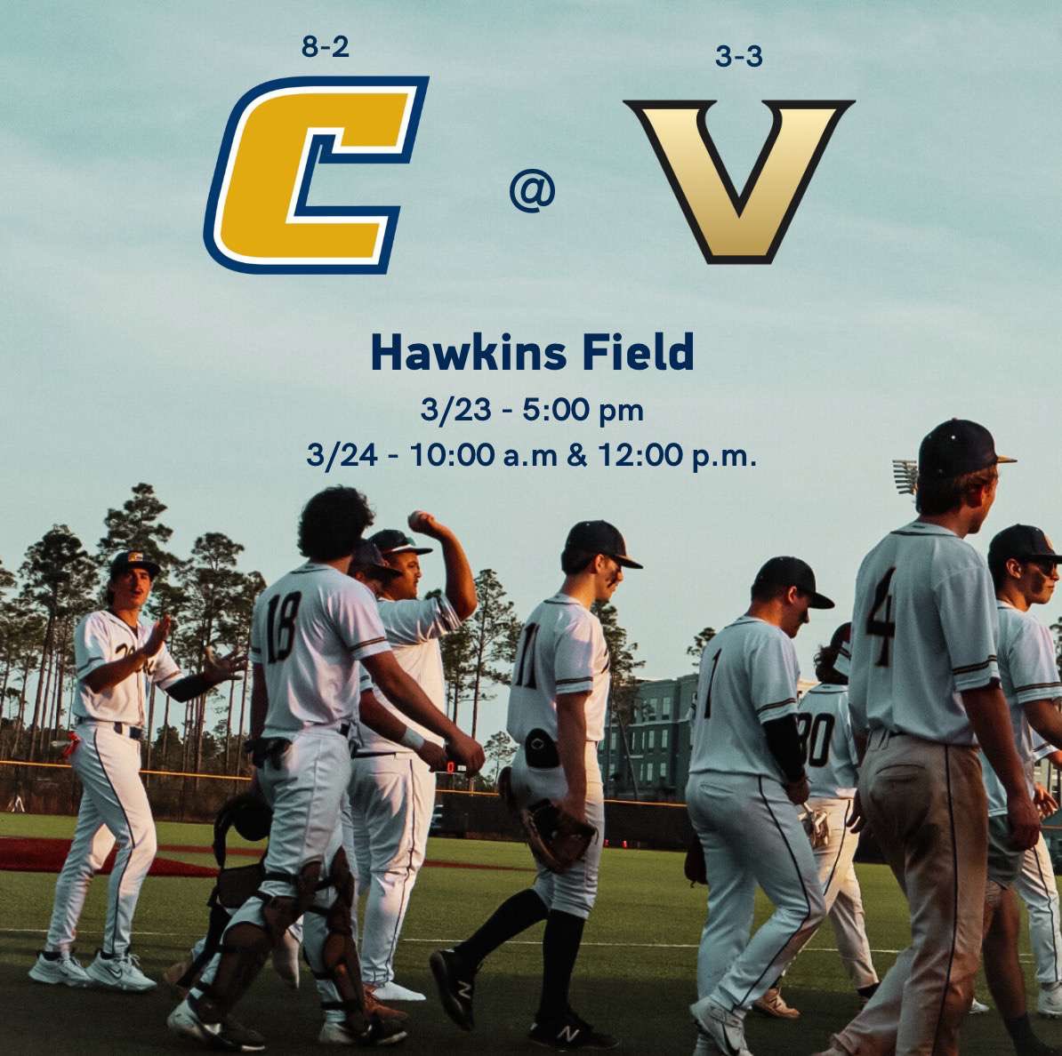 Conference play resumes tomorrow.