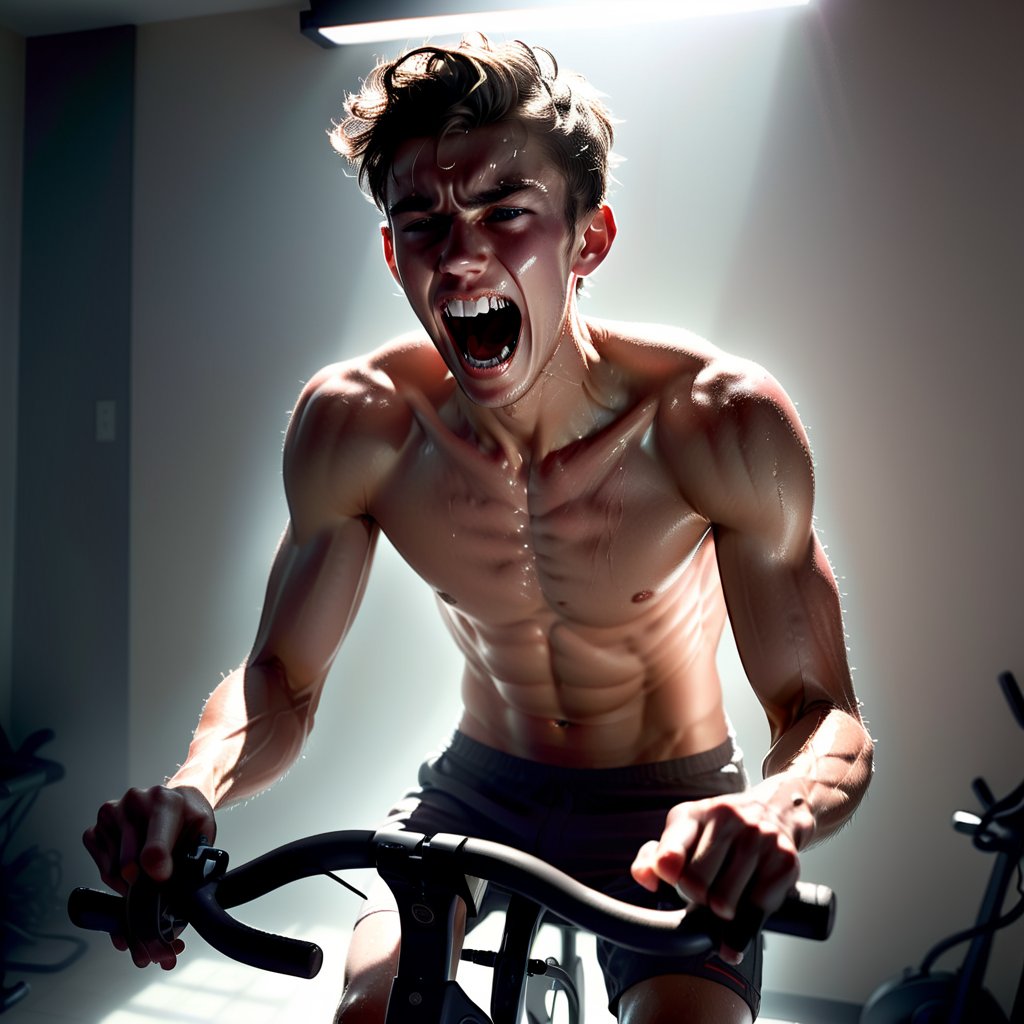 SweatCommander's tweet photo. Round 9

Over 3 hours in…

Tanner breaks… 

#aiart #workoutkink #forcedworkout #gaykink #fetish #bdsm https://t.co/1vBupLZkj4