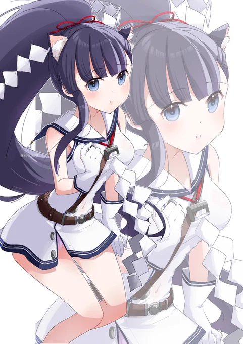 初春ちゃん 艦これVer.衣装髪型#アズレン #アズールレーン 