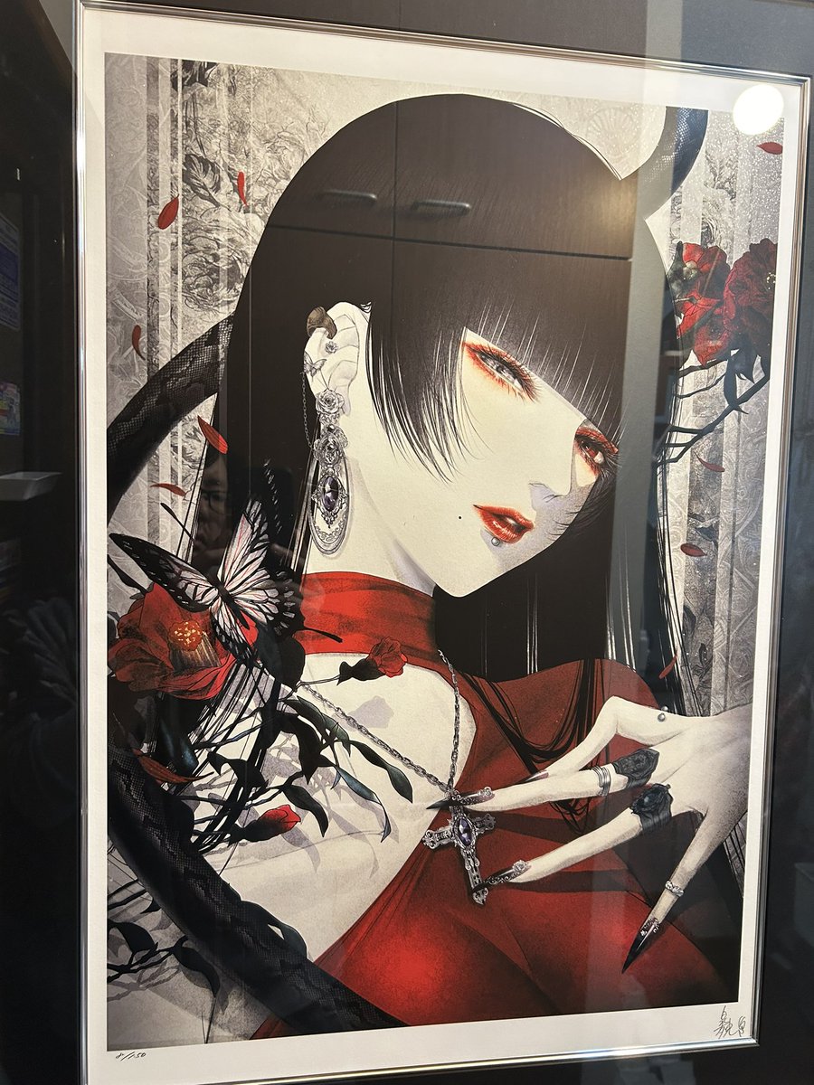 STRAP」 皐月恵 先生 版画 皐月恵 A5アクリルプレート(花鳥風月) 軸