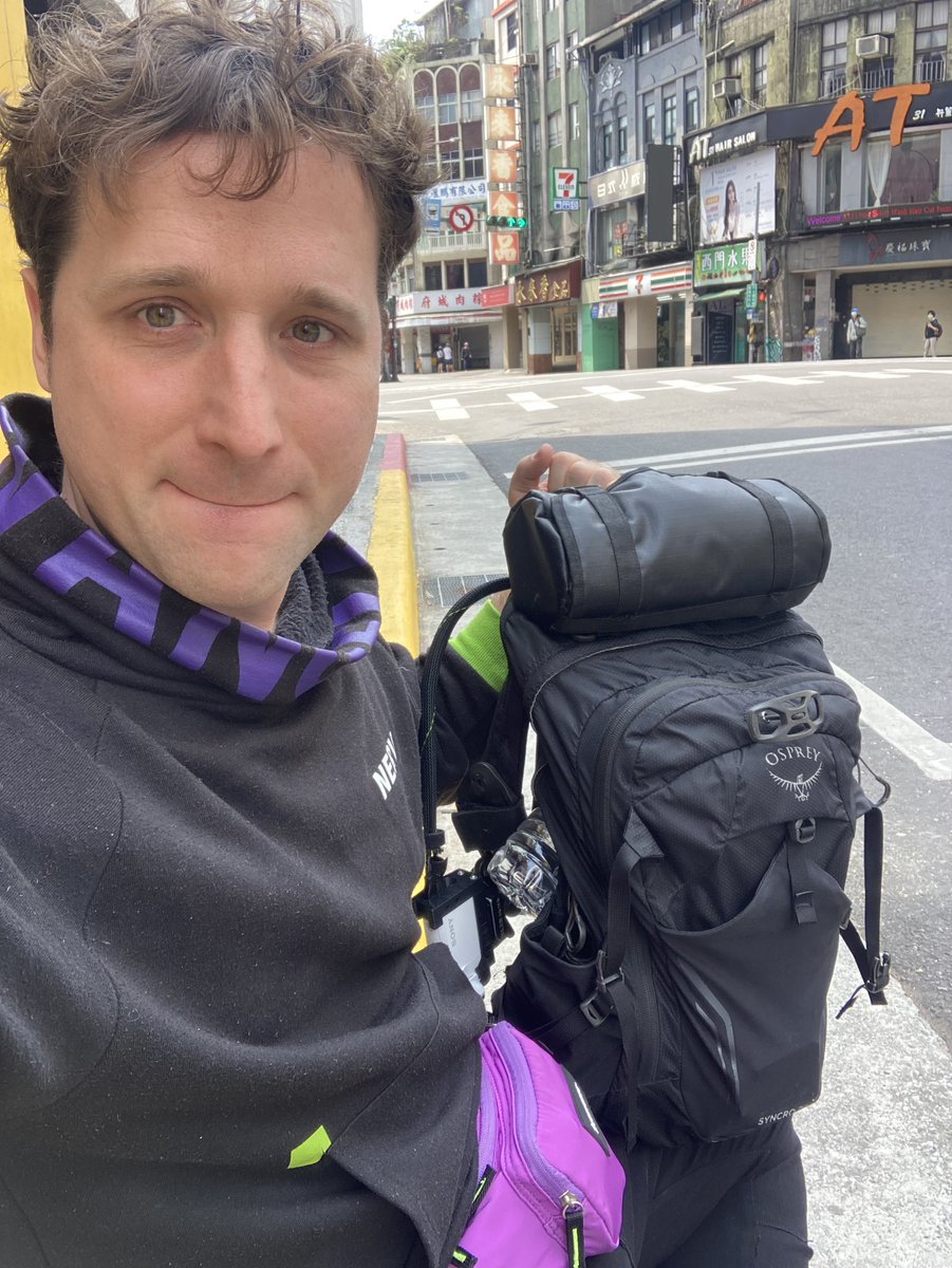 Today is Day 1 of trying to go backpacking from North to South of Taiwan (Taipei - Kaohsiung) with only US $100 for everything - no asking for handouts - no sniper help