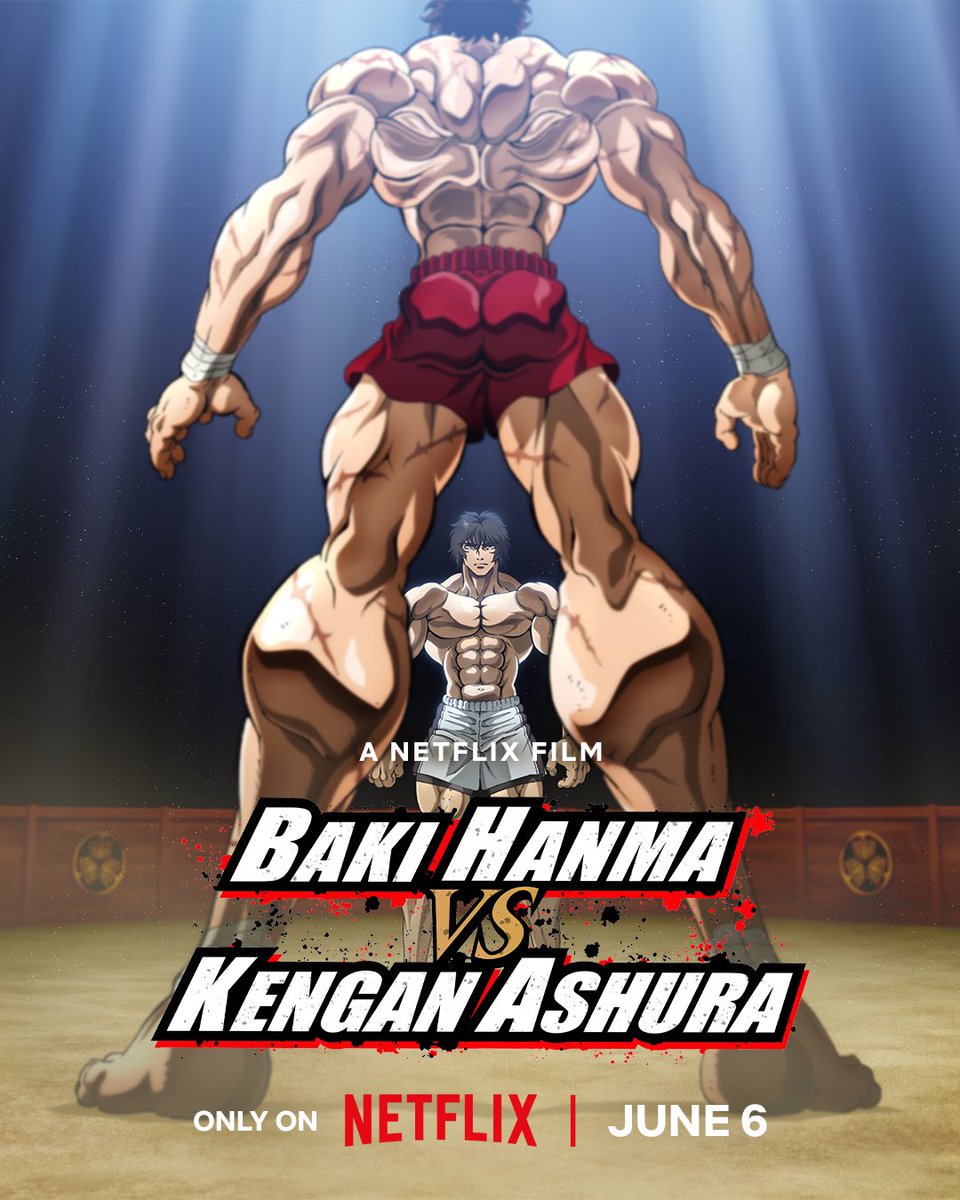 Baki Hanma VS Kengan Ashura. The anime crossover premieres in June 6 on Netflix! #AJ2024 #AnimeJapan

✨More: animetv-jp.net/news/baki-hanm…