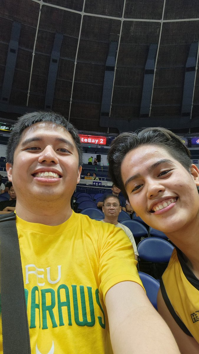 It was nice meeting you last Sunday, @chenietags. Galingan niyo mamaya sa game against DLSU. Hope to see you later again.