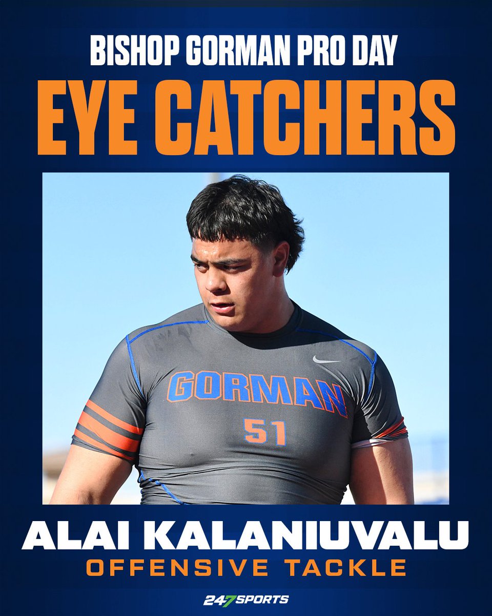 We had a chance to see @BishopGormanFB in action at the @TheUCReport Pro-Day on Thursday and the Gaels are loaded with talent, here's a look at a few of the players who caught our eye 247sports.com/Article/eye-ca…