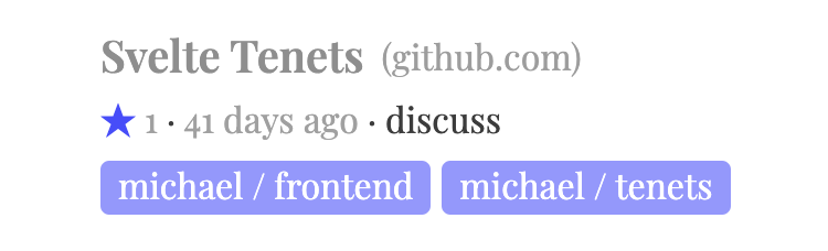 <a href="/darraghmckay/">Darragh Mc Kay</a> ⭐️Tonight's lynkmi.com feature drop: Likes! ⭐️

You can now like lynks to show your admiration or save them for later!

Was only ~2 nights work but probably the most fully-baked feature I've released so far.