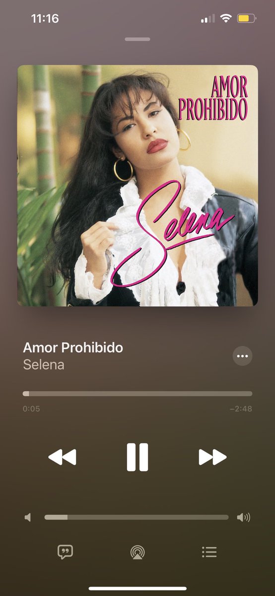 Listening in honor of Selena I wish you were here today and had the ability to live your full life to the fullest and grow as an artist 😭

I hope she’s living her most restful and peaceful life up in heaven 

#AmorProhibido30