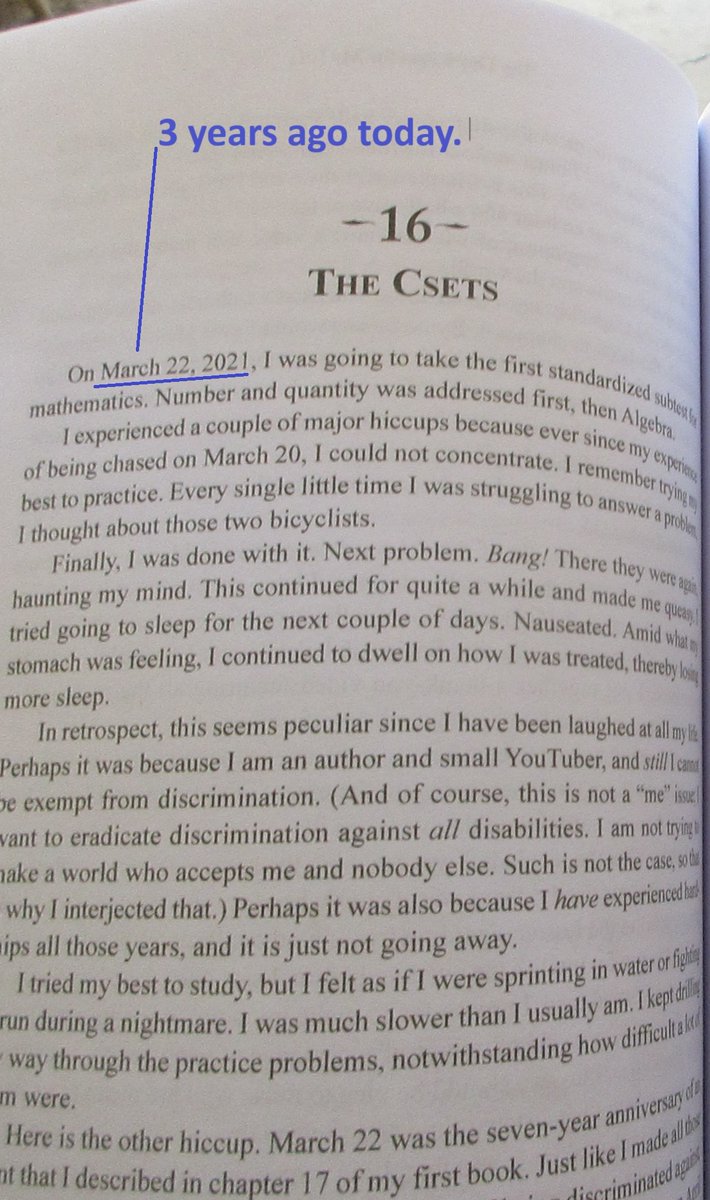 KenslowMatthew's tweet image. 3 years ago today was my first CSET - a standardized exam for aspiring teachers who want to teach a specific subject. (Subject-matter knowledge.) I describe the entire story of my CSETs throughout my new book, Unstoppable.

#cset #teacher #teachers #education #mathteacher #exams…