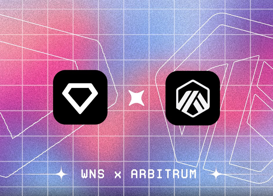 WNS x Arbitrum 🌟

"A small step for WNS, a giant leap for Web3 domains!"

The wait is over! WNS has finally launched on <a href="/arbitrum/">Arbitrum</a>, along with <a href="/ethereum/">Ethereum</a>! This launch officially makes WNS the first multi-chain identity protocol! 💎

<a href="/arbitrum/">Arbitrum</a> enables mining/registration of WNS