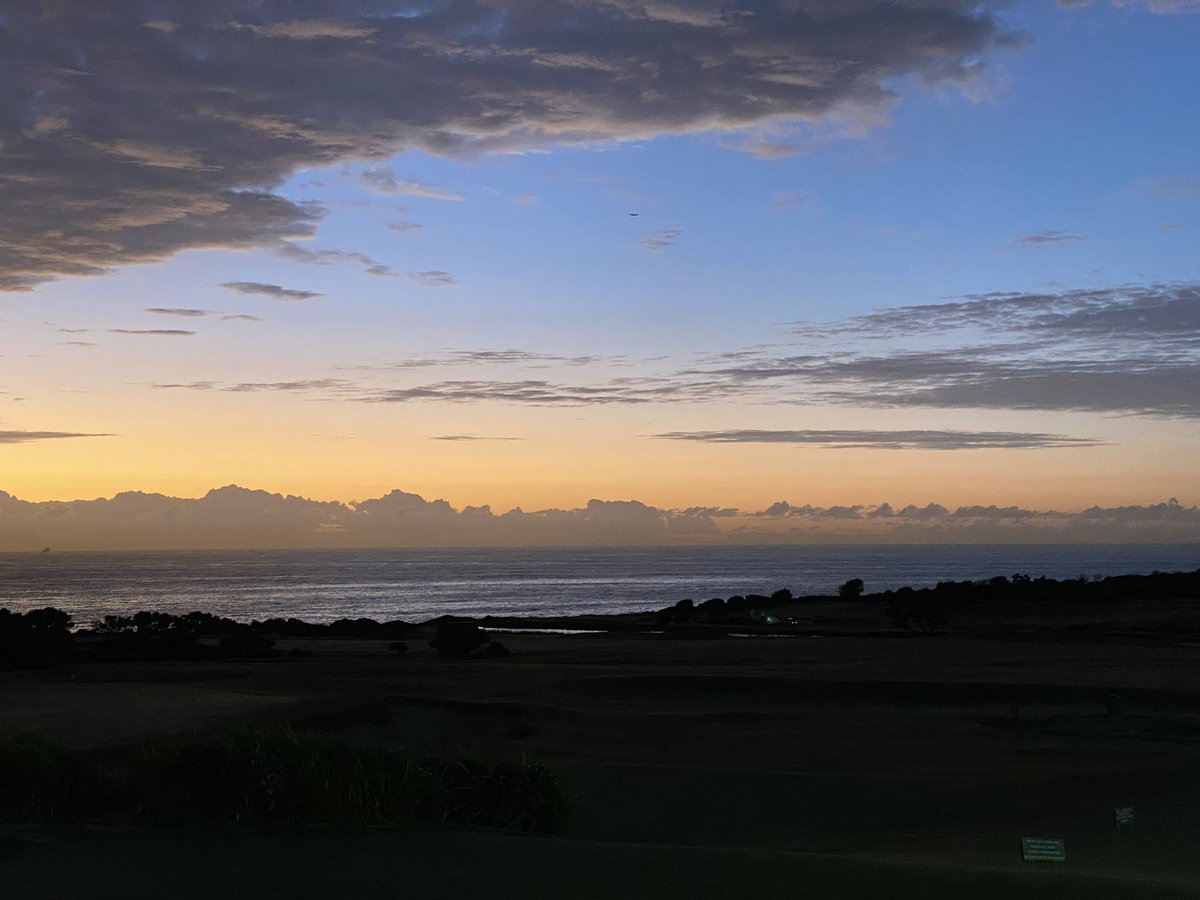 what a beautiful morning for golf at St Micks!