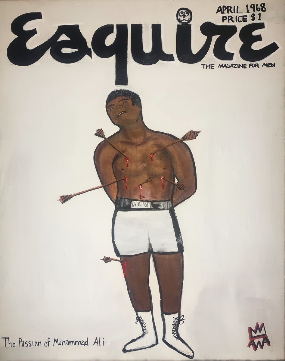 “The Passion of Muhammad Ali” #art #esquiremagazine #artist #celebrityart #fineart  #artwork