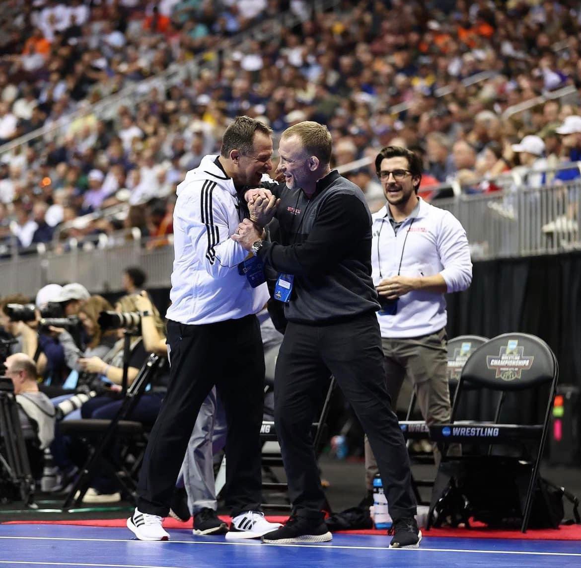 Goody and the Don. Legends. Leaders. 

<a href="/RUWrestling/">Rutgers Wrestling</a> x #RelentlessPursuit