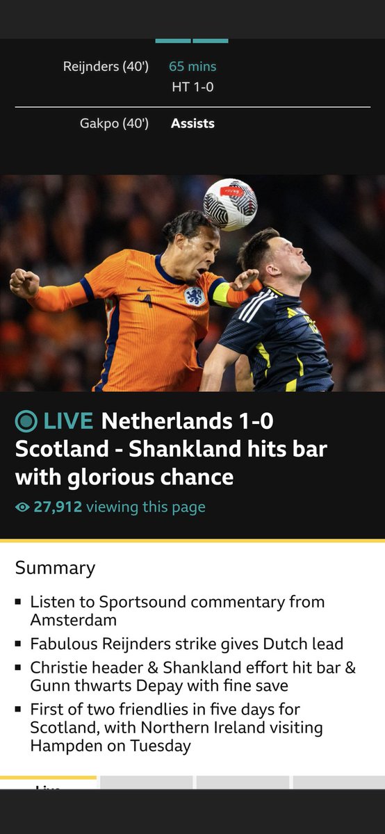 #Live
#Footbal 
#Netherlands
#Scotland 
#Livestream 
#SkyNews