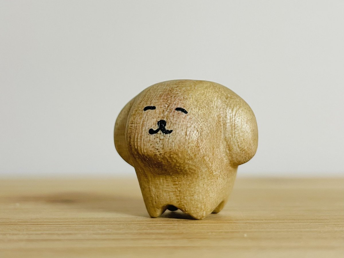 Post by たのしい木彫り/フナカワ on X: ほほえみ犬