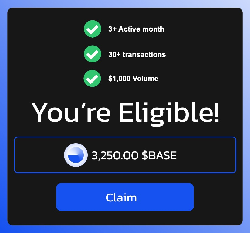 Wuming_Mr_'s tweet photo. $BASE 将成为历史上最便宜的空投！

得到 Coinbase 的支持，交易成本低廉！

成本：每笔交易 $0.01
时间：15 分钟
潜在收益：$5,250+

空投指南👇🧵

#空投 #空投教程 #空投线程 #空投入门 #Airdrop #NFT #web3 #零撸 https://t.co/L8xgzvzmq1