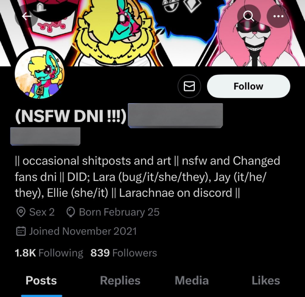 Look who’s still interacting with minors and NSFW DNI 🫢