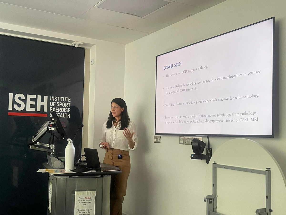 Dr Joyee Basu PhD (@basujoyee) on Twitter photo A great end to the week teaching on sudden cardiac death in athletes <a href="/TheISEH/">The ISEH ๐๐ฝโโ๏ธ๐โโ๏ธ</a> for the MSc programme in Sports Medicine, Exercise & Health. Thank you to <a href="/Nathan_Riding/">Nathan Riding</a> for the kind invite. <a href="/WomenAs1/">Women As One</a> <a href="/BCSWIC/">BCS Women in Cardiology</a> A great end to the week teaching on sudden cardiac death in athletes <a href="/TheISEH/">The ISEH ๐๐ฝโโ๏ธ๐โโ๏ธ</a> for the MSc programme in Sports Medicine, Exercise & Health. Thank you to <a href="/Nathan_Riding/">Nathan Riding</a> for the kind invite. <a href="/WomenAs1/">Women As One</a> <a href="/BCSWIC/">BCS Women in Cardiology</a>