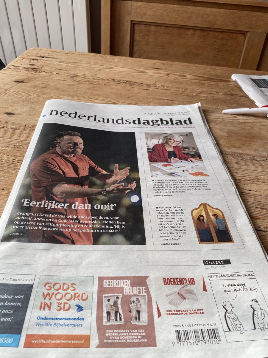 Nu is het klaar. Ga mn abo echt opzeggen. Wat een opgeklopte blaaskakerij dit ⁦<a href="/ndnl/">Nederlands Dagblad</a>⁩ ik zit niet te wachten op reclame voor zelf aangevraagde en in gang gezette biografieën van deze voorpagina meneer. #houop