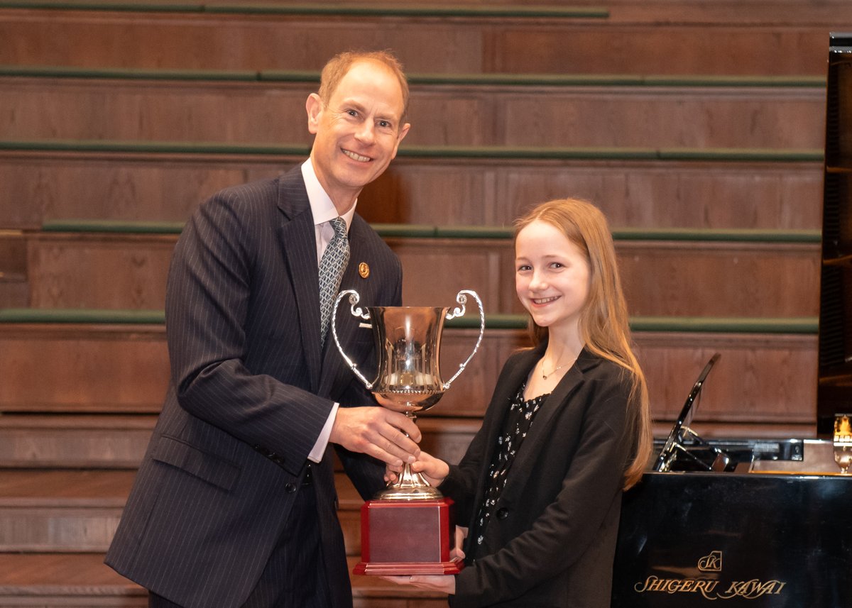Our Berkshire Young Singer of the Year winners had the pleasure meeting HRH Duke of Edinburgh at the International String Competition Final to receive their prizes! Thank you to <a href="/WindsorFestival/">Windsor Festival</a> for this opportunity for our singers! Photo credit: (c) Gill Heppell Windsor Festival
