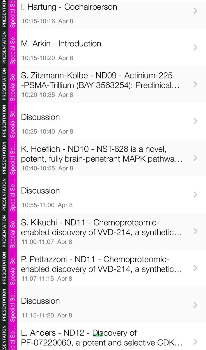 Just under 2 weeks to go until #AACR2024 in San Diego. My slides are ready for a panel discussion with Paul Workman & Lenka Muñoz on the future of chemical probes. And it will be a great honor to co-chair one of the „New Drugs on the Horizon“ first disclosure sessions. @AACR