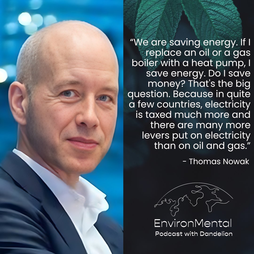 dandelion_brand's tweet image. NEW ENVIRONMENTAL #PODCAST
We talked about #cleanheating with Thomas Nowak, Secretary General of @helloheatpumps

#Heatpump tech is key for:
💚 reducing #GHGs
💚 advancing energy efficiency
💚 transitioning towards low-carbon heating

dandelionbranding.com/ep-heat-pump-n…