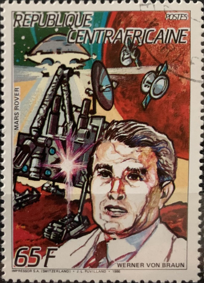 Wernher von Braun was born #OnThisDay #OTD. He was chief architect of the Saturn V rocket that sent humans to the Moon.🤩🚀🌖 Also built V2 rockets that perhaps he didn’t have to build so well.😔