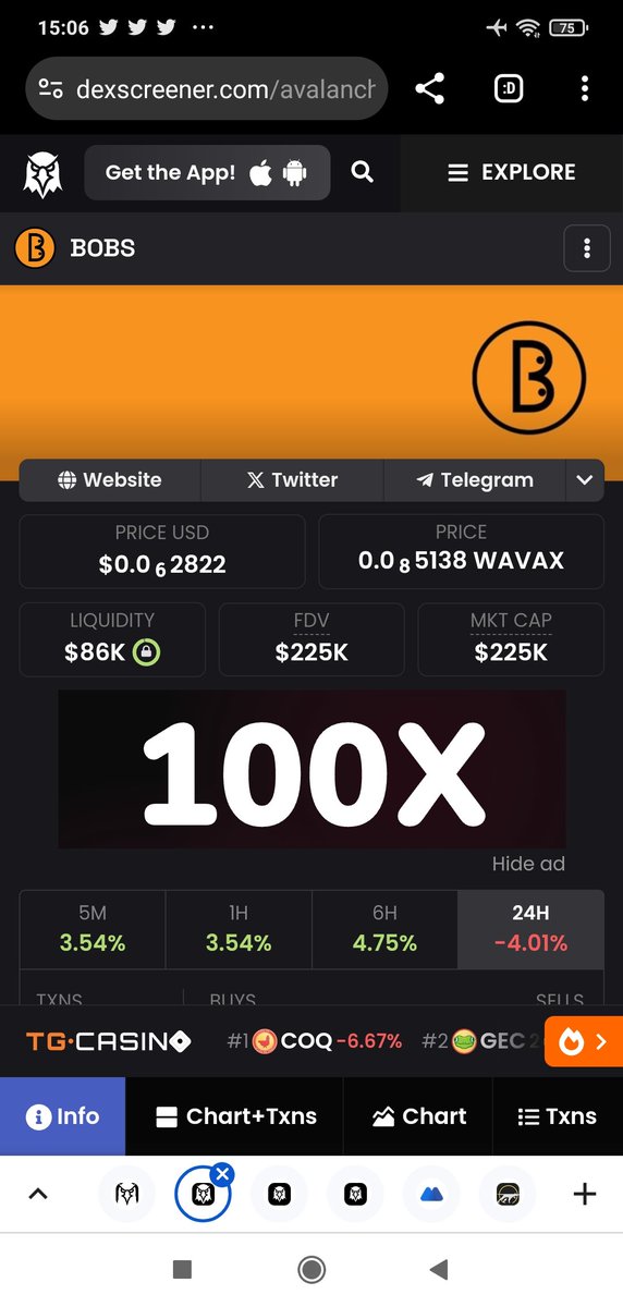 dukleng's tweet photo. Holding $BOBS up and down is best number one dream man ever imagine ๐๐๐๐ฅ๐ฅ๐ฅ๐๐๐ . @BOBSonAVAX .
$AVAX $BOBS $XEN $ABAX $NICK $MXEN $SPACES $FMXEN
#BTC #XEN #ETH #AVAX #ABAX #HOLDINGBOBS #SPACES #MBXEN https://t.co/6l6qvWWhJY