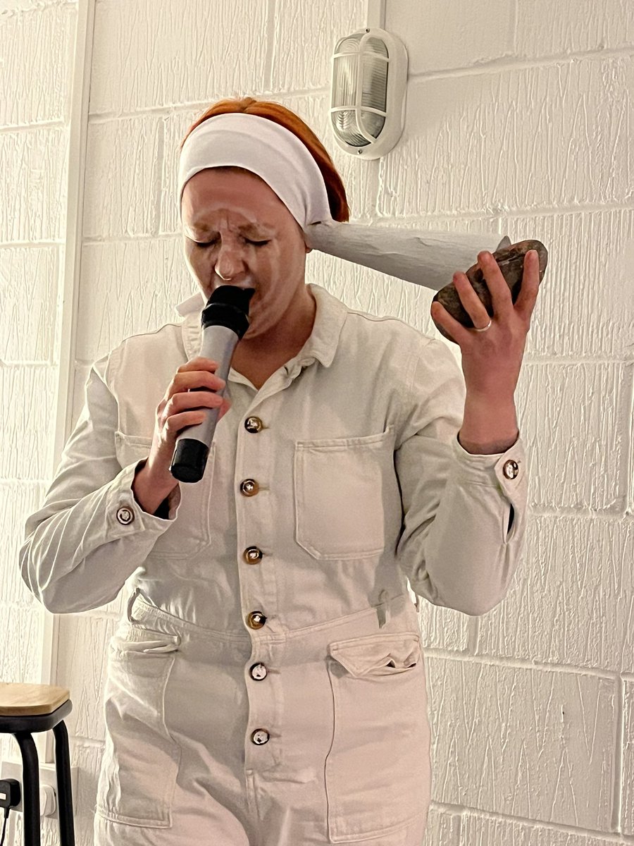 DIVFUSE's tweet photo. Prehensile Pow Wow by Monika Tobel, Hungarian London based artist, continues today &amp; tomorrow. Two short films + performance + discussions. Tobel’s art is on non-lingual communications with other species. See https://t.co/h5BU4uhhct. 4 &amp; 5:30pm £5 Email divfuse@gmail.com for tix https://t.co/uXq1RYvAz3