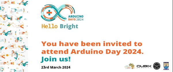 weirdtechvision's tweet image. #ArduinoDays2024 
@QubixRobotics 
@RoboticsMalawi 
@mubasmw @MicroMek_LTD @binance 
🤩😎💯💥 If it's about tech, I'm in