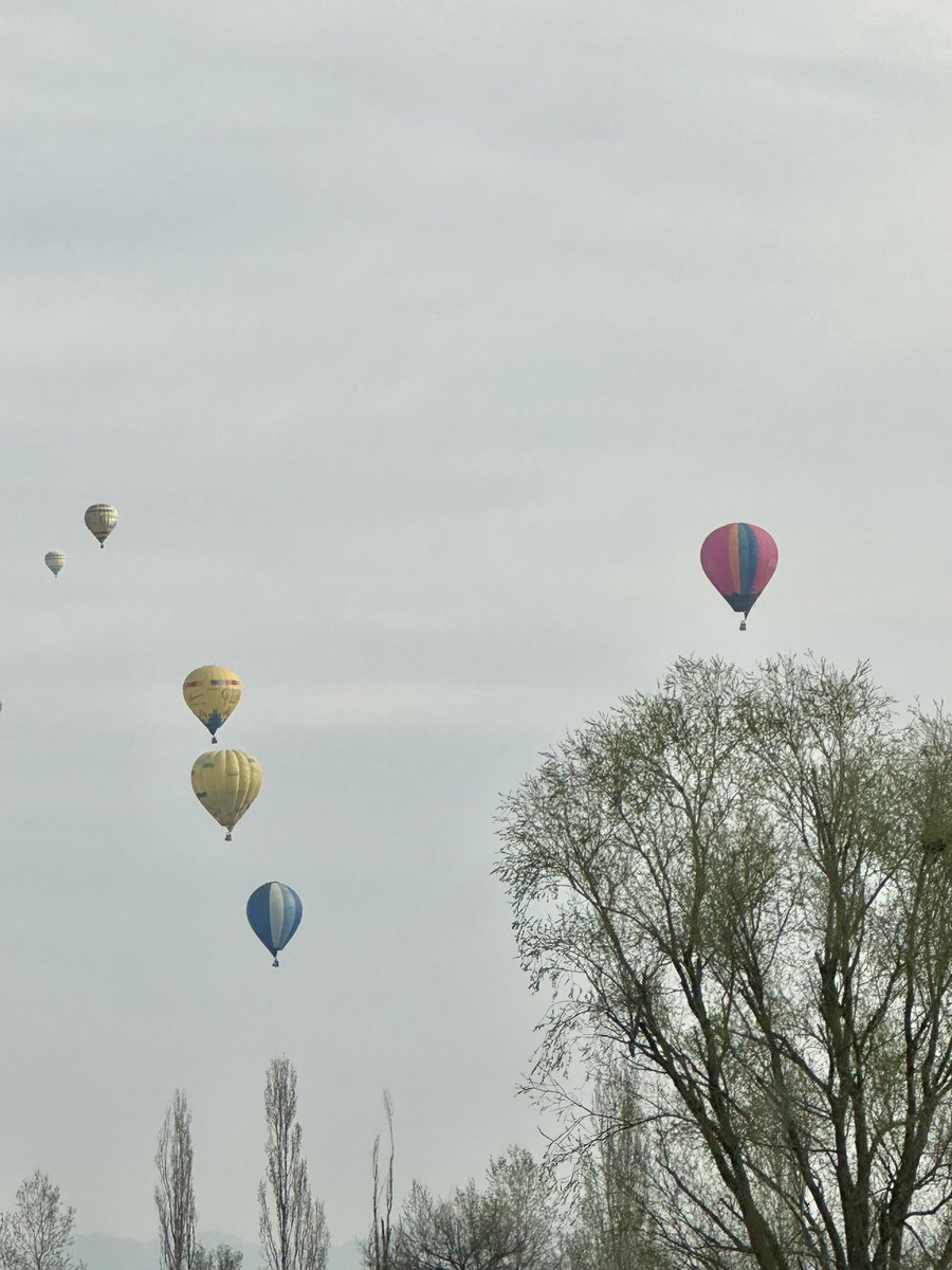 Right now sky balloon festival. 😘❤️💙