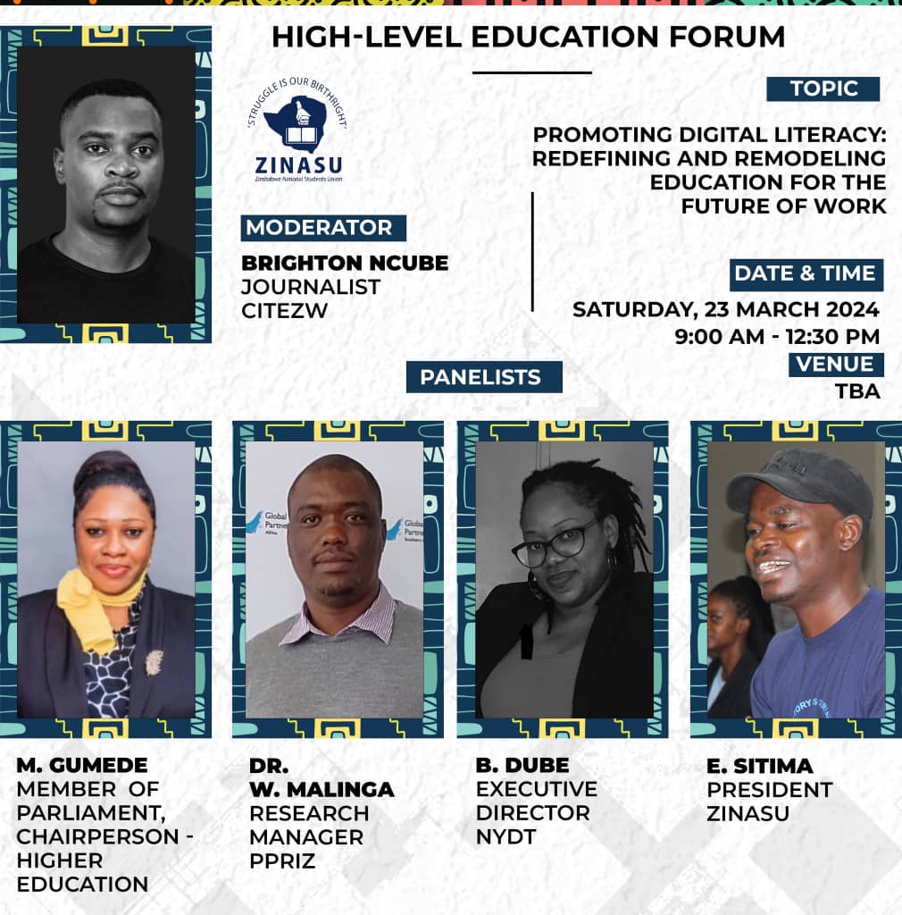 I'm currently attending High-Level Education Forum organized by @Zinasuzim in Bulawayo. 

#highleveleducationforum