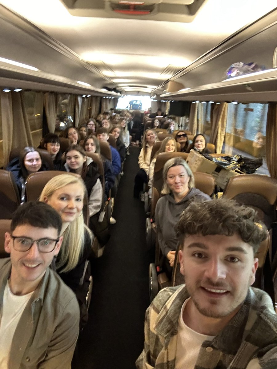 BusinessTcs's tweet photo. Bus 1 en route to our day of sightseeing in Paris. Agenda includes: Eiffel Tower, Montparnasse Tower, Notre Damn, Sacrè-Coeur, as well as passing visits of Arc De Triumph, Napoleon’s Tomb and others! https://t.co/wCbNvqXvSX