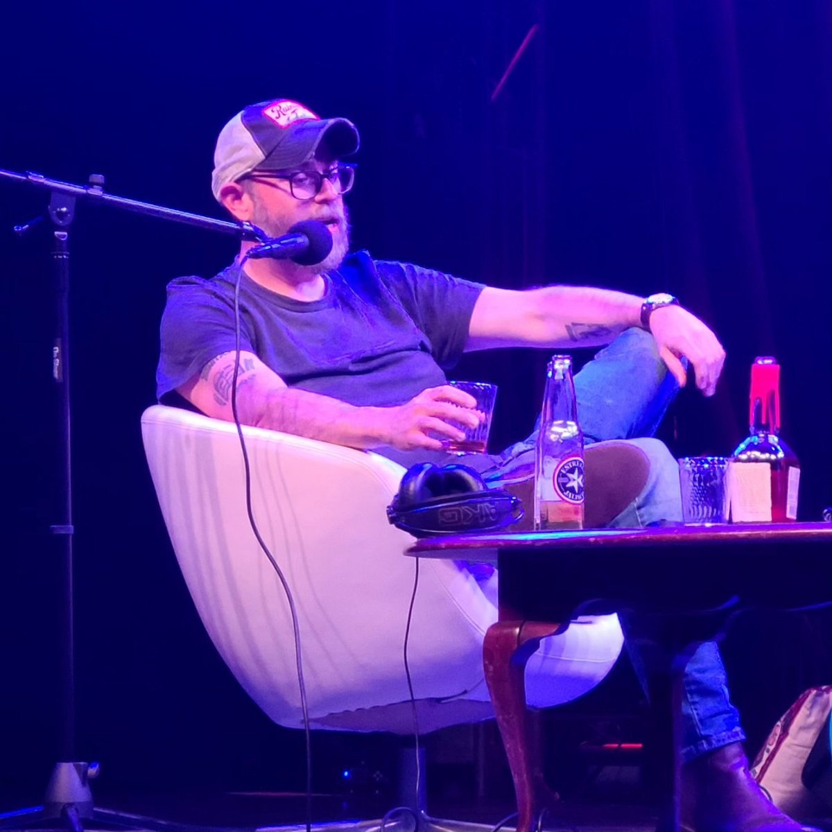 popsonhopspod's tweet photo. We attended opening night of the @StandUpWithPete Dominick #podjam! Thanks to Pete and @JYSexton for the fabulous discussion! https://t.co/THG0OELvLH